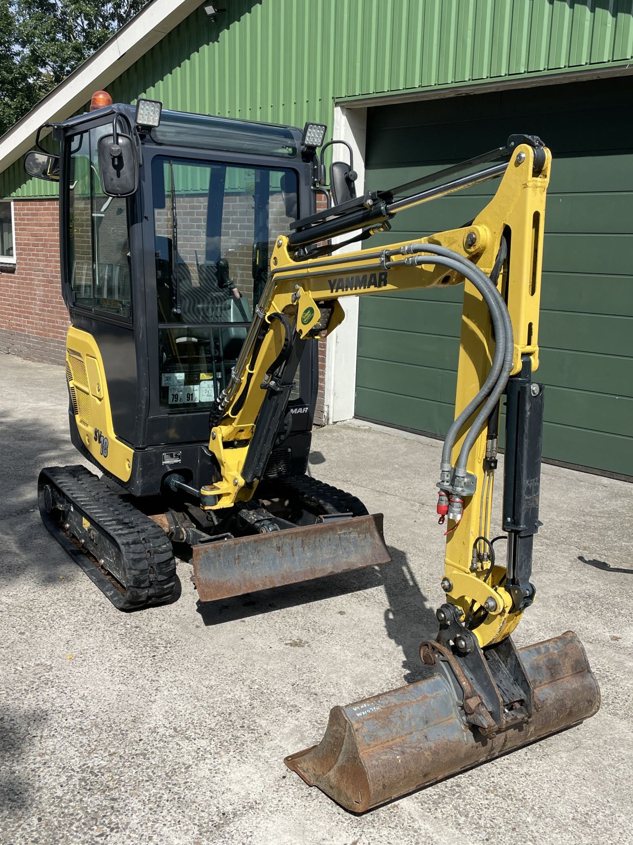 Yanmar SW18 minigraver / minikraan