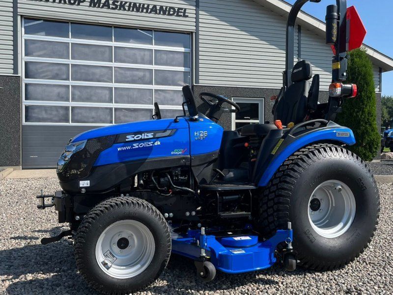 Solis 26 HST Hydrostat Turf hjul og klipperbord