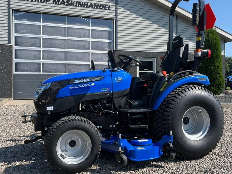 Solis 26 HST Hydrostat Turf hjul og klipperbord