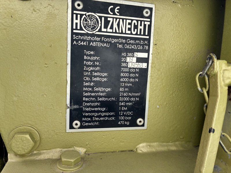 Holzknecht HS 380 + RS 500