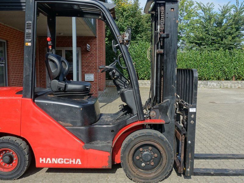 Hangcha CPCD35 XW56F // 3500 kg. Diesel // Friløft, gaffelflyt og side