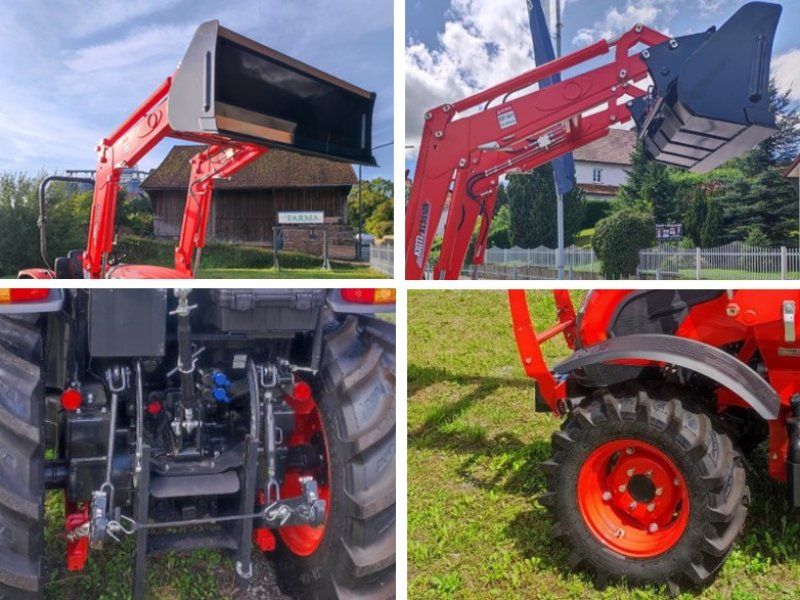 Kioti DK 4520HS Allradschlepper mit Frontlader und Schel