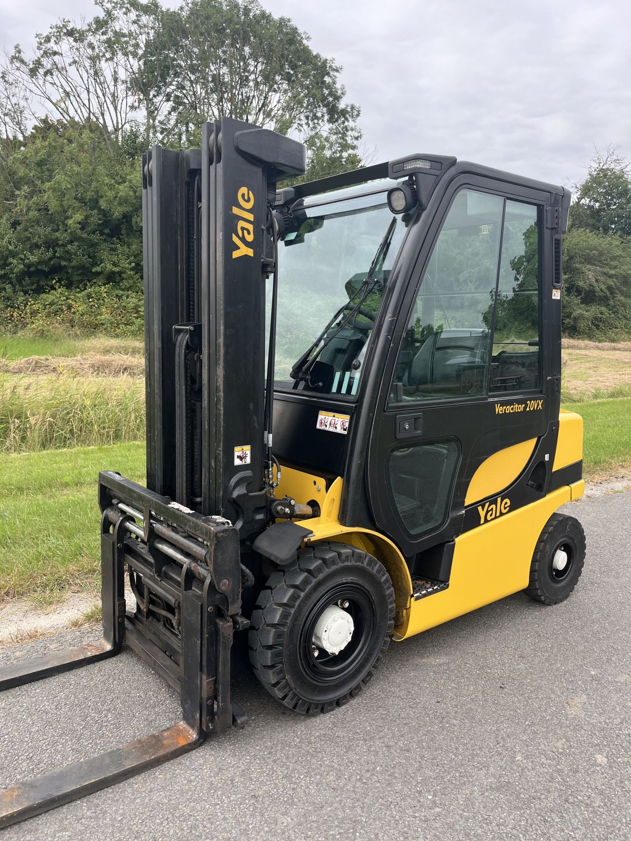 Yale GDP20VX diesel heftruck Sideshift vorkversteller