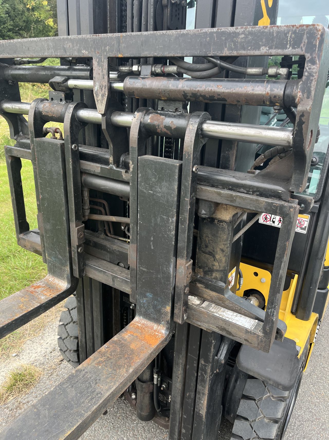 Yale GDP20VX diesel heftruck Sideshift vorkversteller