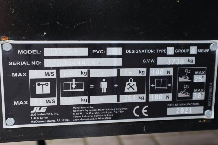 JLG ERT2669 Unused, Electric, 10m Working Height, 680k