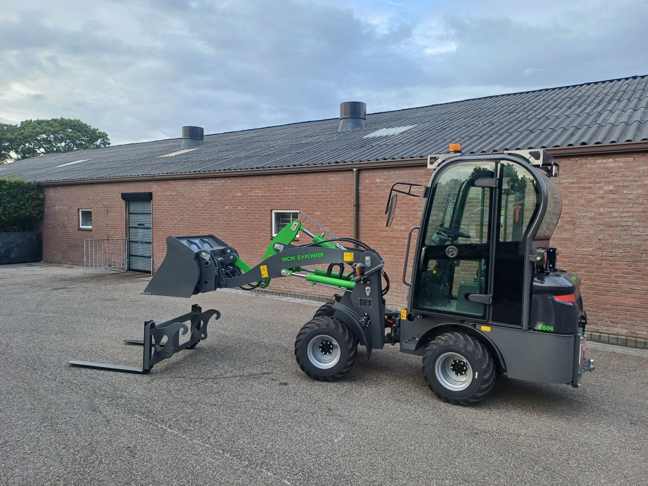 Mini shovel Wcm 606 elektrische minishovel