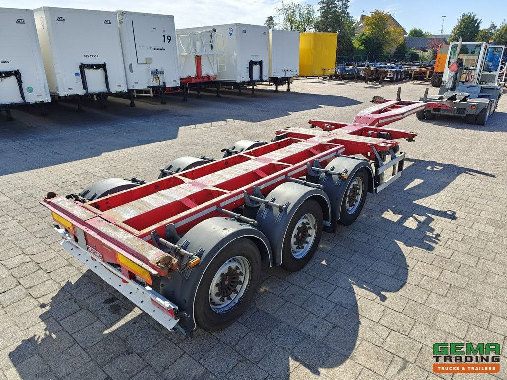 D-Tec FLEXITRAILER 3-Assen SAF - MULTI - Schijfremmen - LiftAs - Alle Aansluitingen - 04/2026 APK
