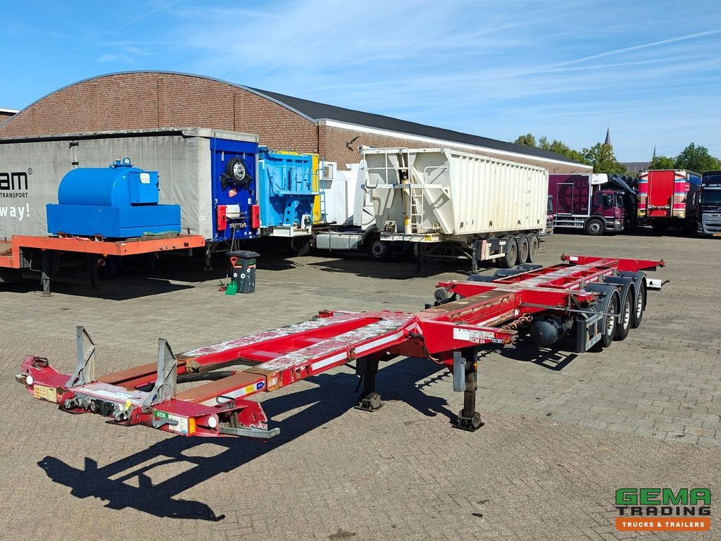 D-Tec FLEXITRAILER 3-Assen SAF - MULTI - Schijfremmen - LiftAs - Alle Aansluitingen - 04/2026 APK