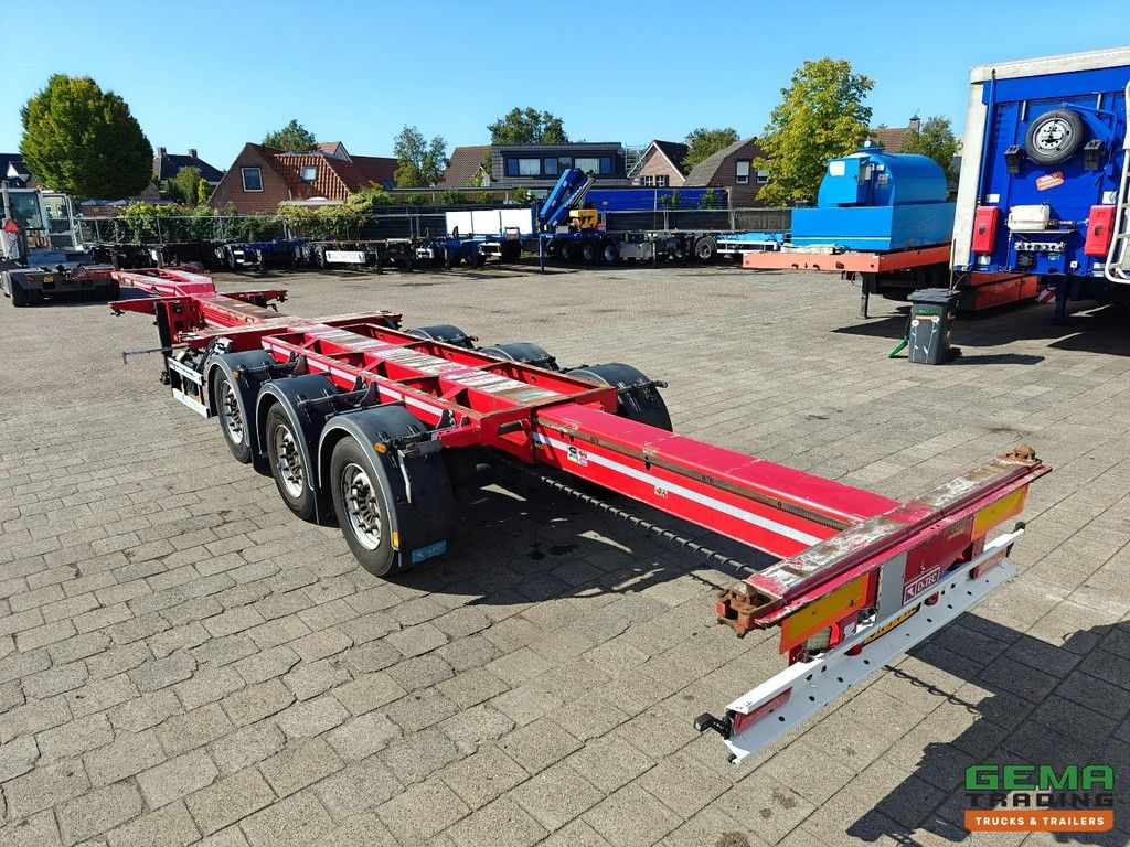 D-Tec FLEXITRAILER 3-Assen SAF - MULTI - Schijfremmen - LiftAs - Alle Aansluitingen - 04/2026 APK