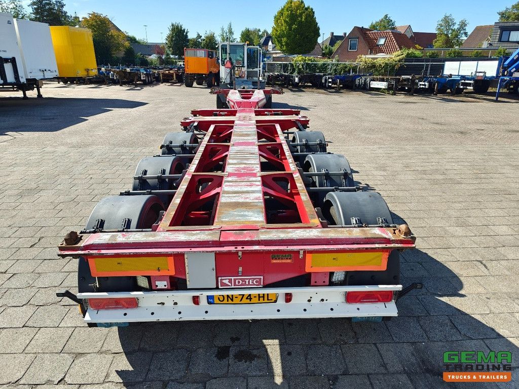 D-Tec FLEXITRAILER 3-Assen SAF - MULTI - Schijfremmen - LiftAs - Alle Aansluitingen - 04/2026 APK