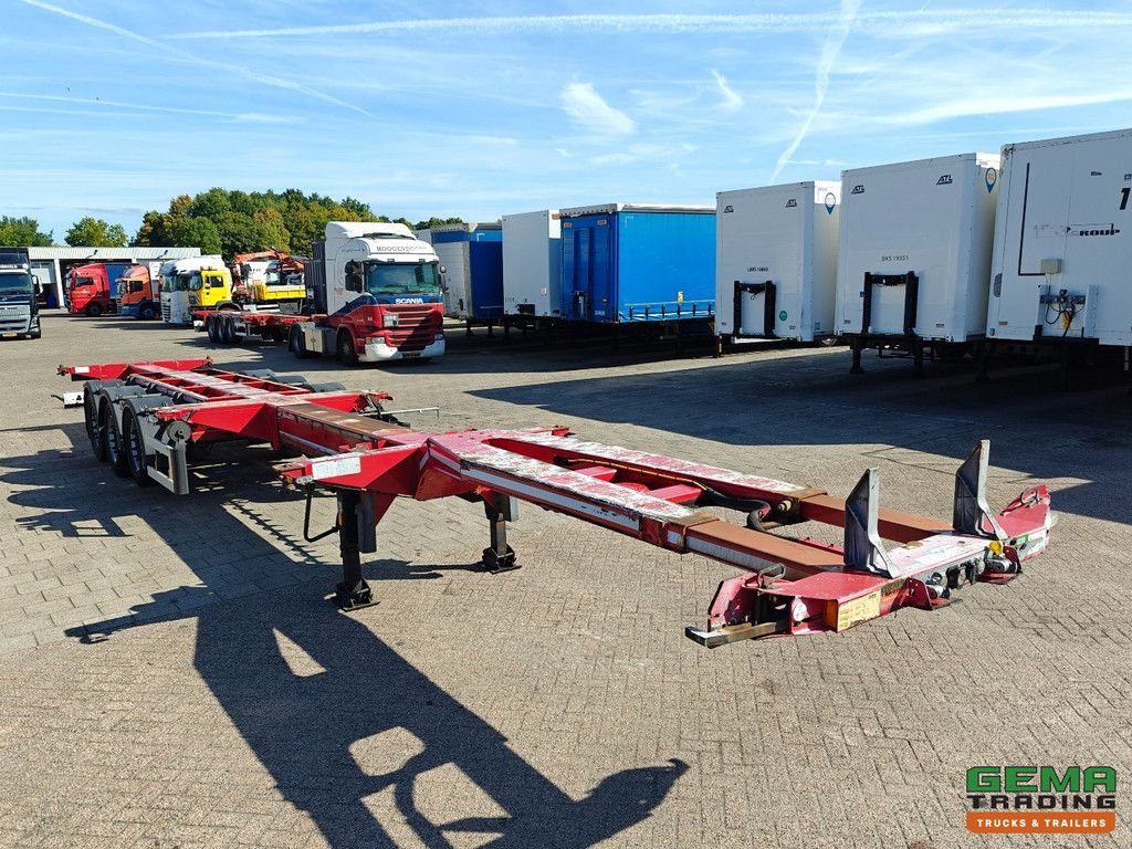 D-Tec FLEXITRAILER 3-Assen SAF - MULTI - Schijfremmen - LiftAs - Alle Aansluitingen - 04/2026 APK