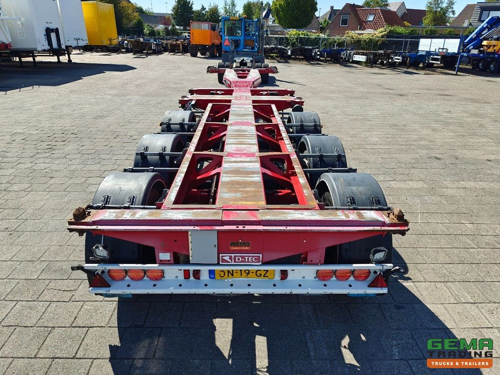 D-Tec FLEXITRAILER 3-axle SAF - MULTI - Disc brakes - Lift axle - All connections - 4749 kg - 04/2026 MOT