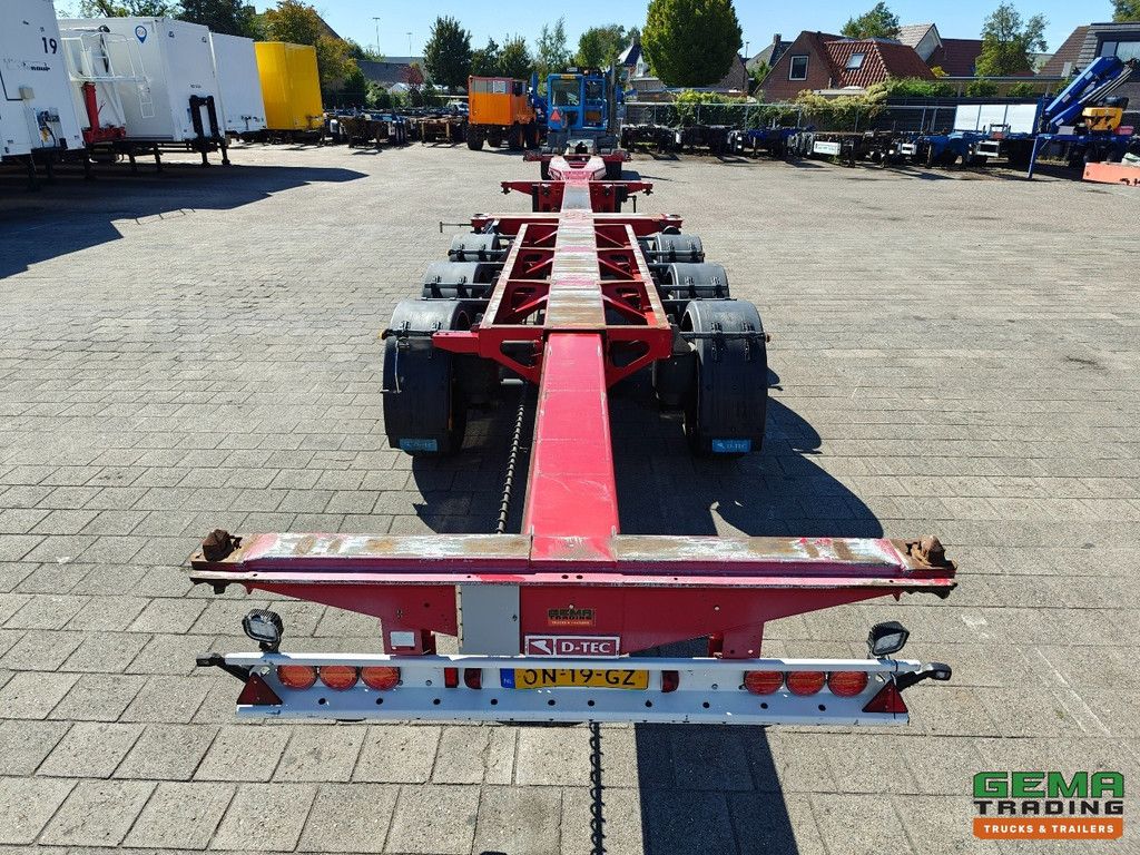 D-Tec FLEXITRAILER 3-axle SAF - MULTI - Disc brakes - Lift axle - All connections - 4749 kg - 04/2026 MOT