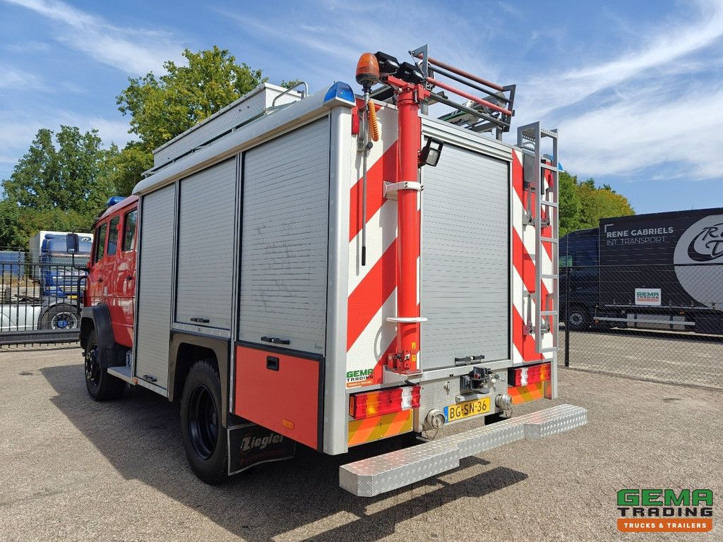 Mercedes-Benz 1124 AF 4x4 Dubbelcab 6Cil - 8 Pers - Ziegler TS - Tankautospuit TS09 LD2.800 HD265 T2.000 S40 - 04/2026 APK