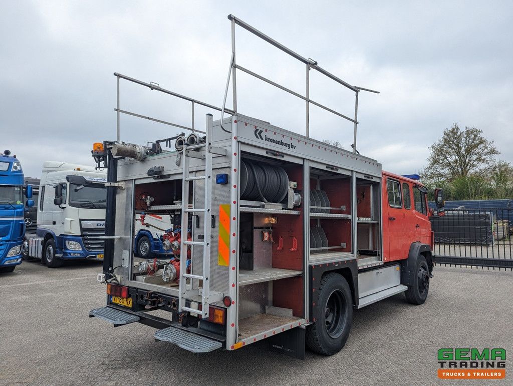 Mercedes-Benz 1124 AF 4x4 Dubbelcab 6Cil - 9 Pers - Kronenburg Tankautospuit TS08 LD3.000 HD240 T2.400 LiterTank