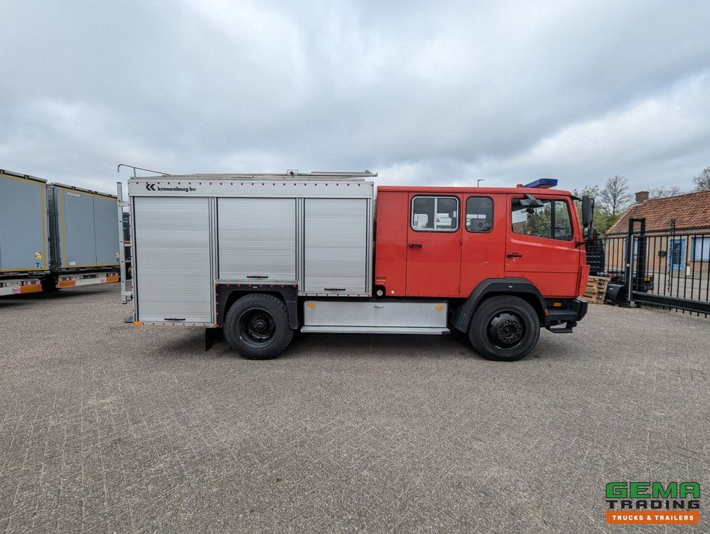 Mercedes-Benz 1124 AF 4x4 Dubbelcab 6Cil - 9 Pers - Kronenburg Tankautospuit TS08 LD3.000 HD240 T2.400 LiterTank