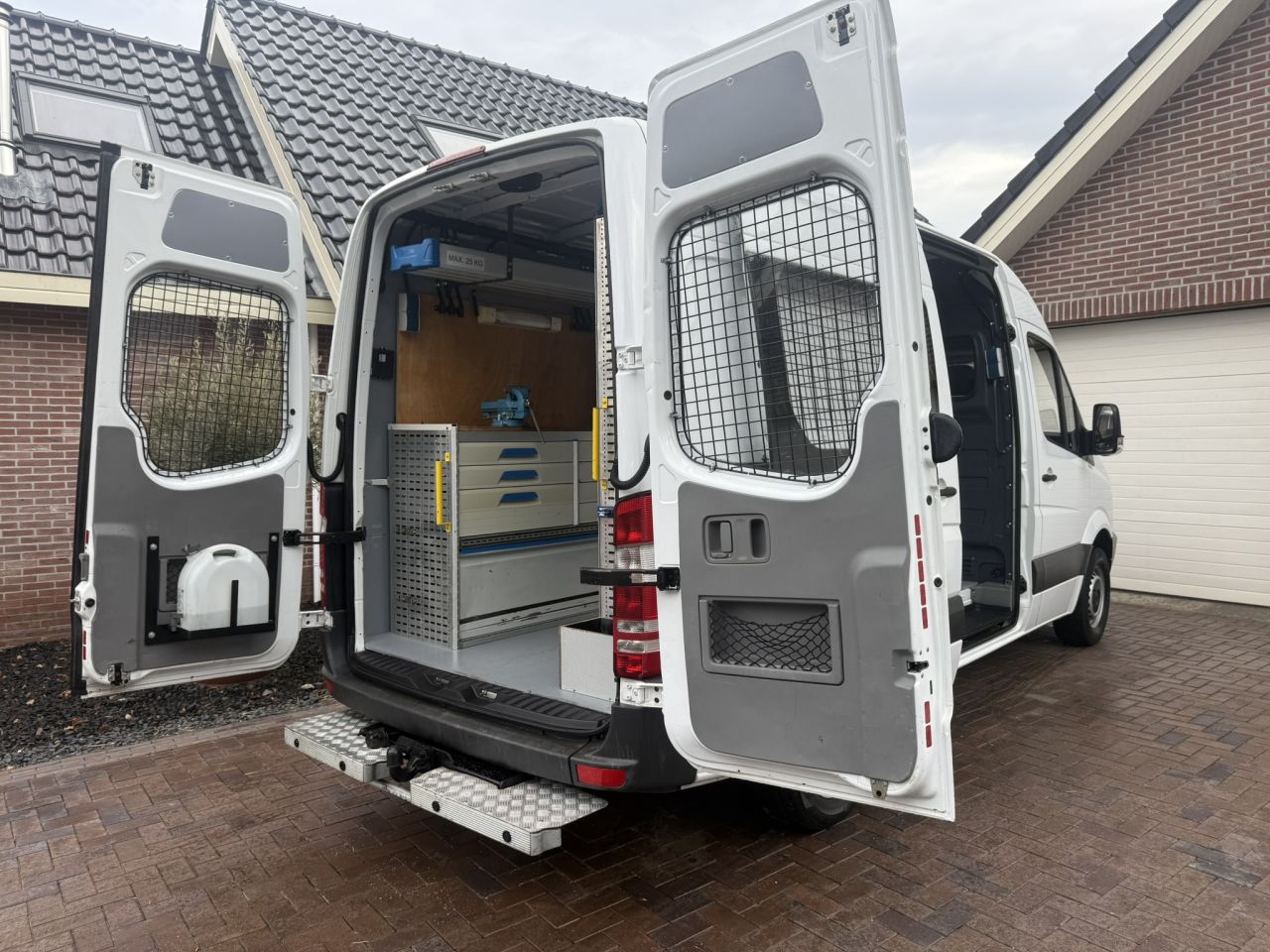Mercedes Sprinter 313 cdi sortimo inrichting trekhaak 3500kg