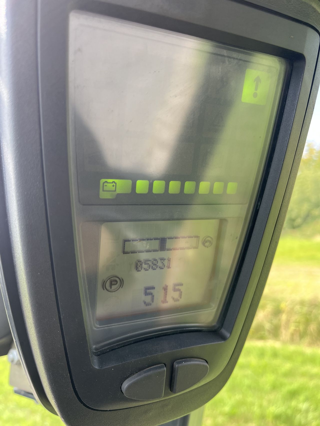 Linde E25L elektrische triplo Sideshift vorkversteller