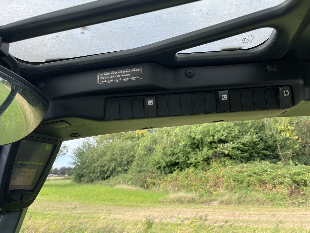 Linde E25L elektrische triplo Sideshift vorkversteller