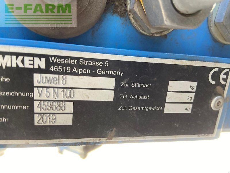 Lemken juwel 8v5n100 + flexpack