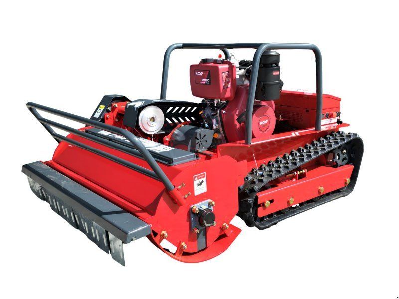 AMD AMD-R100 Ferngesteuerter Diesel-Rasenmäher mit Raupenantrieb – 1