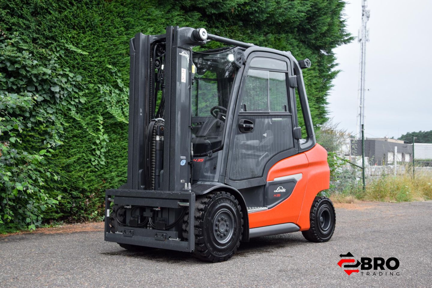 Linde H35D-01 1202 Triplex Container Spec 865 uur!!