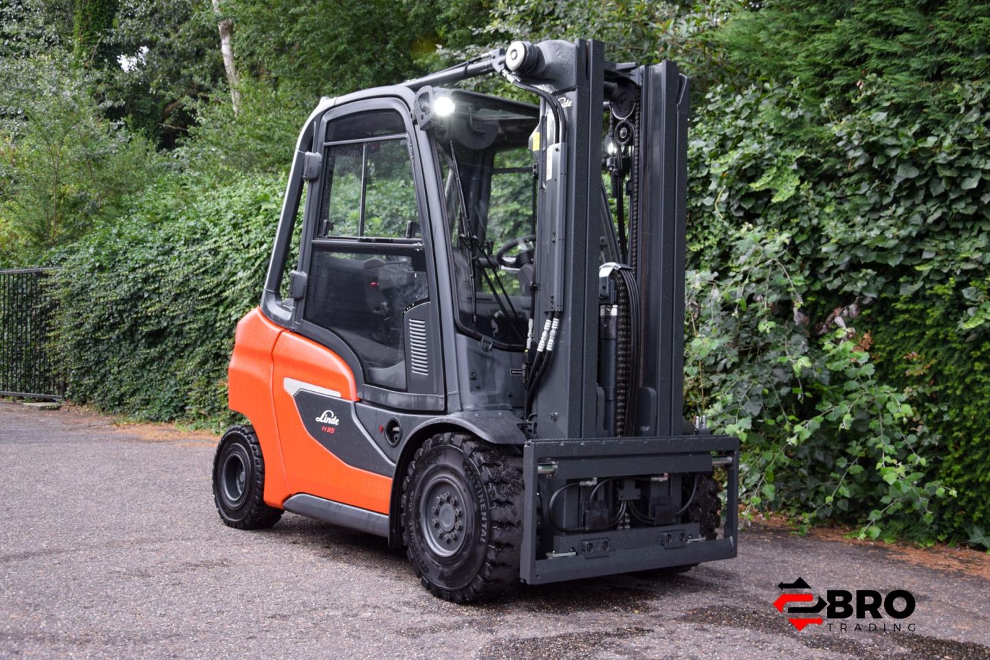 Linde H35D-01 1202 Triplex Container Spec 865 uur!!