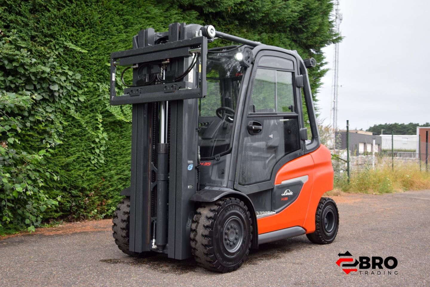 Linde H35D-01 1202 Triplex Container Spec 865 uur!!