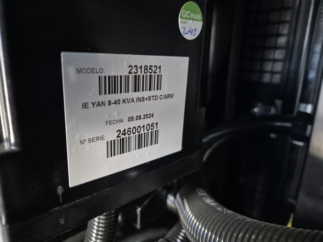 BRINKMAN & NIEMEIJER diesel aggregaat 34 KVA