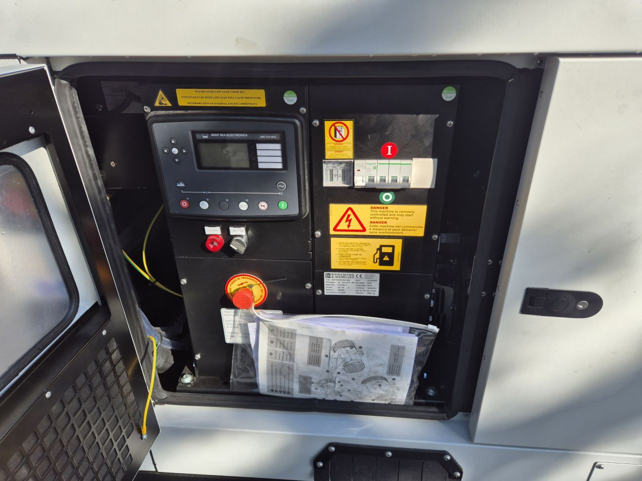 BRINKMAN & NIEMEIJER diesel aggregaat 34 KVA