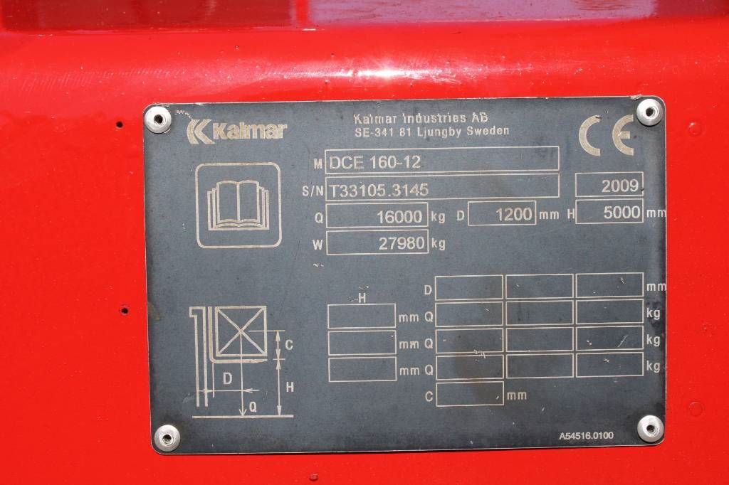 Kalmar DCE 160-12 FREE LIFT