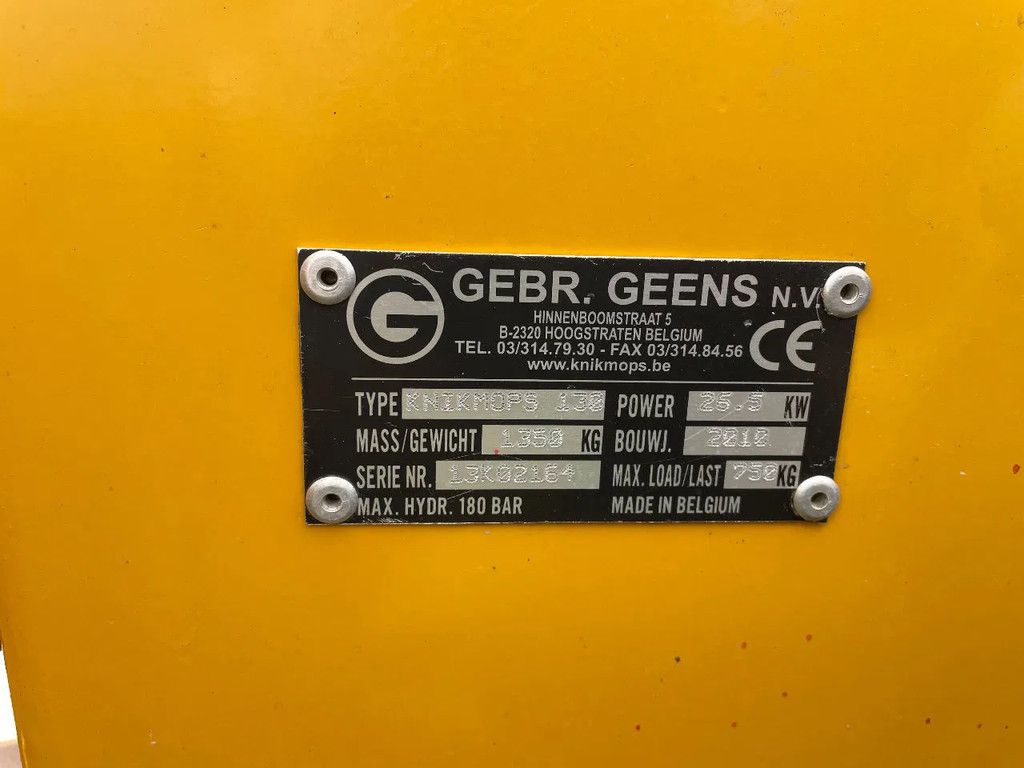Knikmops KM130 in topstaat!! Goede banden 4 cill Kubota
