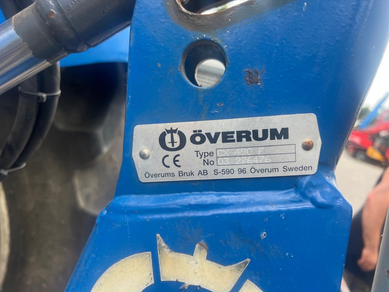 OVERUM CX490F 4-schaar wentelploeg