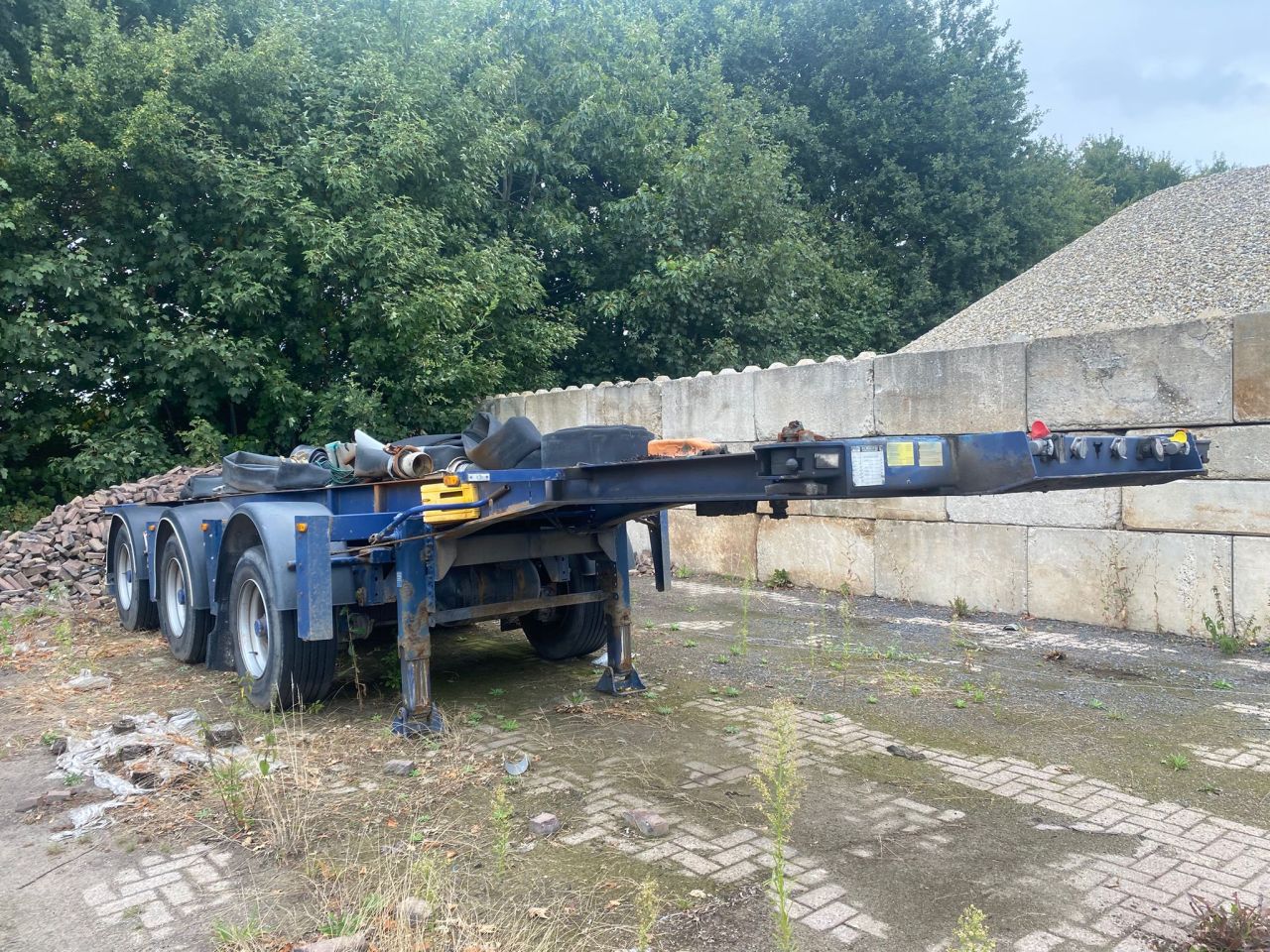 Renders ROC 12.30 CC zeecontainer chassis oplegger