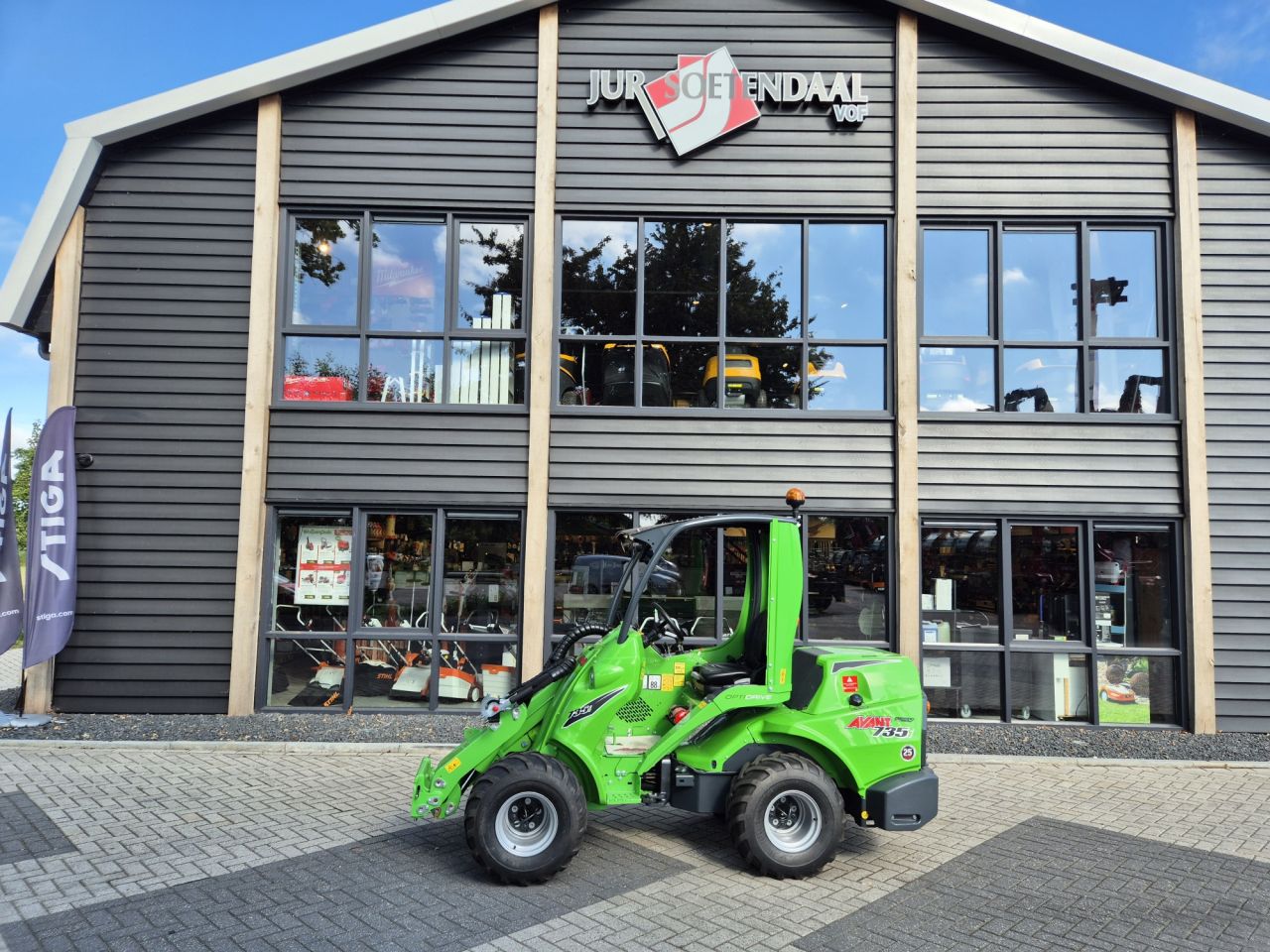 Nieuwe AVANT 735i knikshovel 1800 kgs