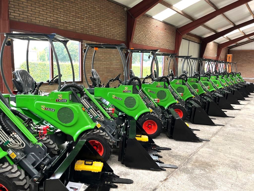Nieuwe TAIAN DY620 minishovels uit voorraad leverbaar