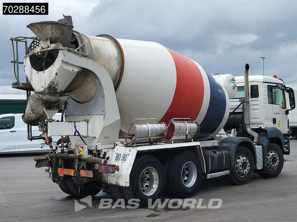 MAN TGS 32.360 8X4 9M3 Schwing Stetter Steel suspension Manual Euro 4