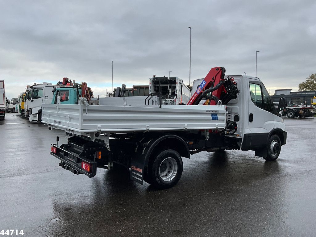 Iveco Daily 72C18 HMF laadkraan 3,4 Tonmeter laadkraan + Meiller 3-zijdige kipper New & Unused!!