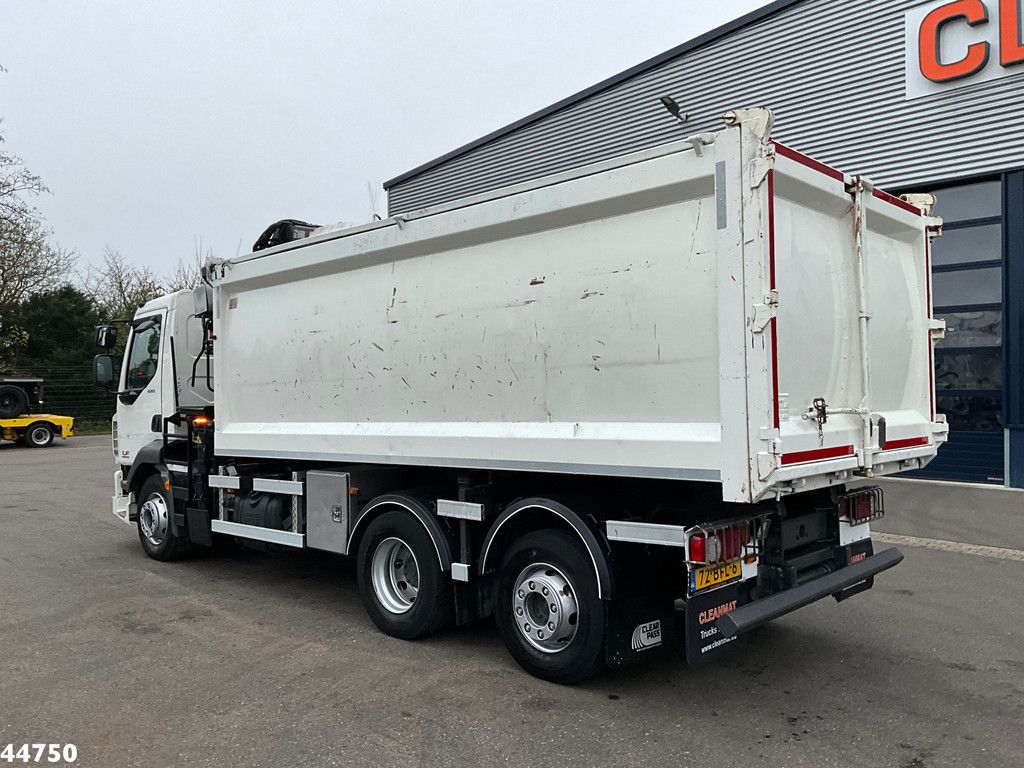 DAF FAN LF 220 Euro 6 Hiab 11 Tonmeter laadkraan Just 166.649 Km!
