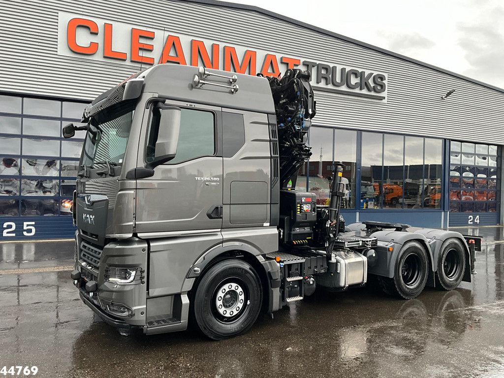 MAN TGX 26.580 6x4 Euro 6 Retarder Hiab 30 Tonmeter laadkraan + Fly-jib New and Unused!