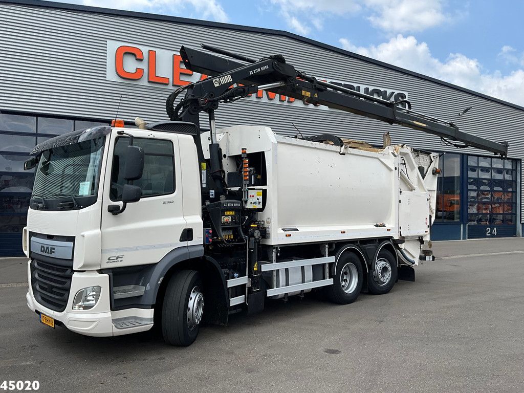DAF FAN CF 290 Euro 6 Hiab 21 Tonmeter laadkraan