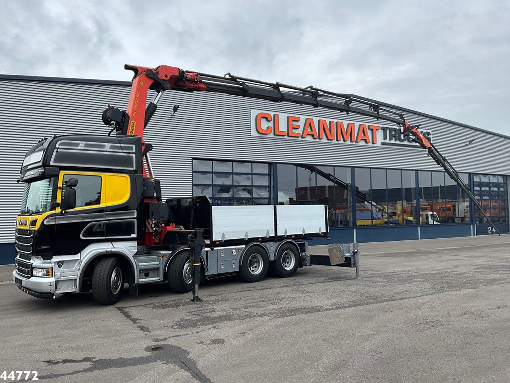 Scania R500 8x4 V8 Retarder Palfinger 53 Tonmeter laadkraan + Fly-Jib