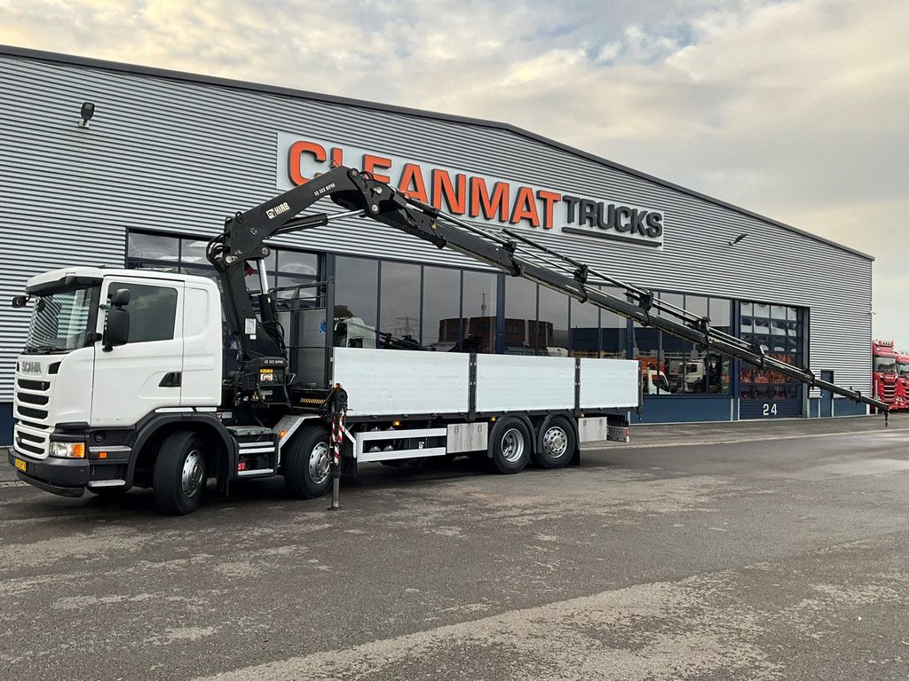Scania G 450 8x2 Euro 6 Hiab 32 Tonmeter laadkraan Just 114.221 km!