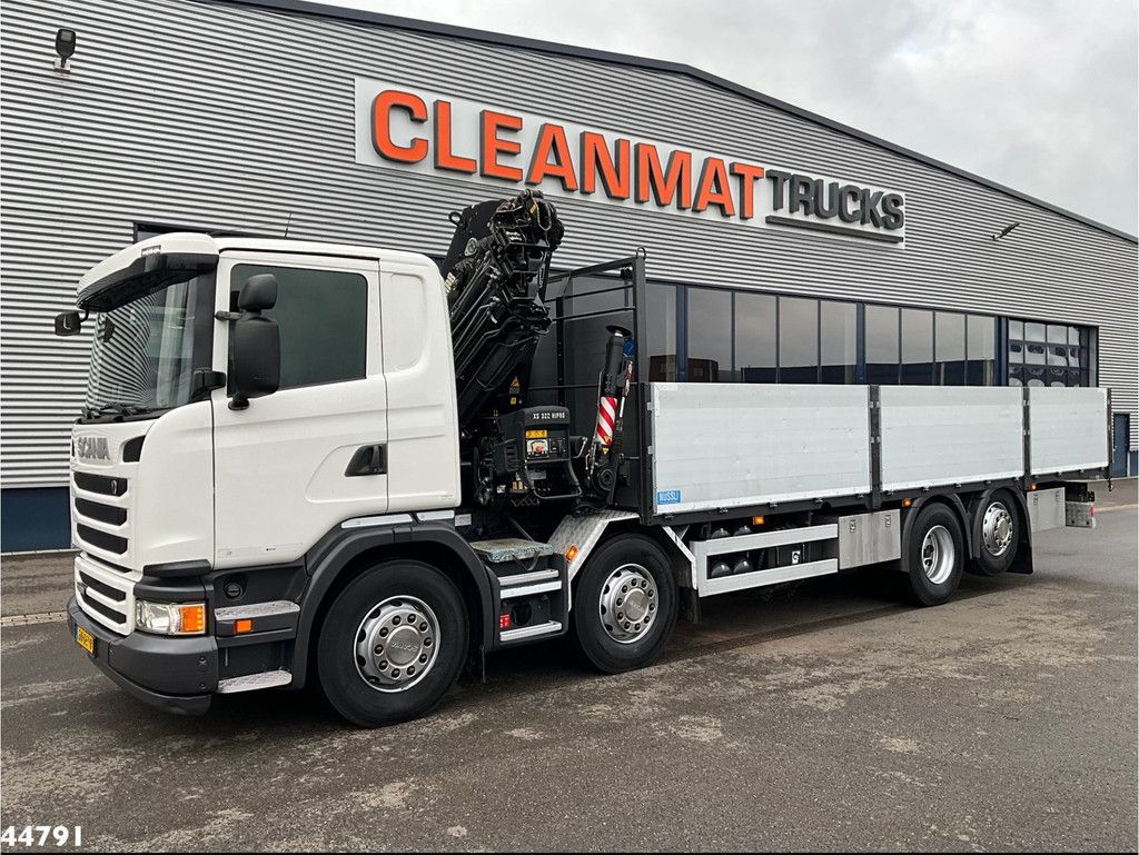 Scania G 450 8x2 Euro 6 Hiab 32 Tonmeter laadkraan Just 114.221 km!