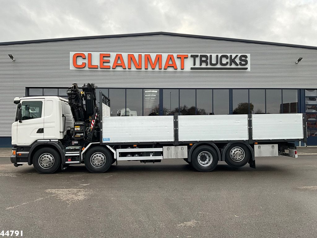 Scania G 450 8x2 Euro 6 Hiab 32 Tonmeter laadkraan Just 114.221 km!