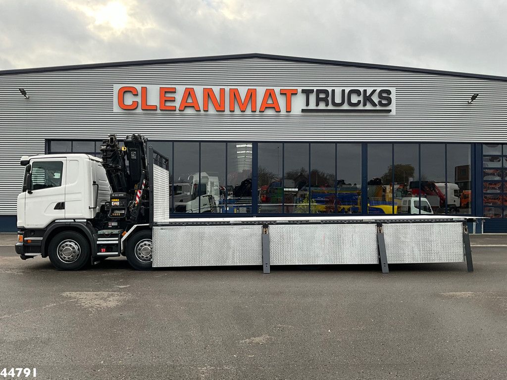 Scania G 450 8x2 Euro 6 Hiab 32 Tonmeter laadkraan Just 114.221 km!