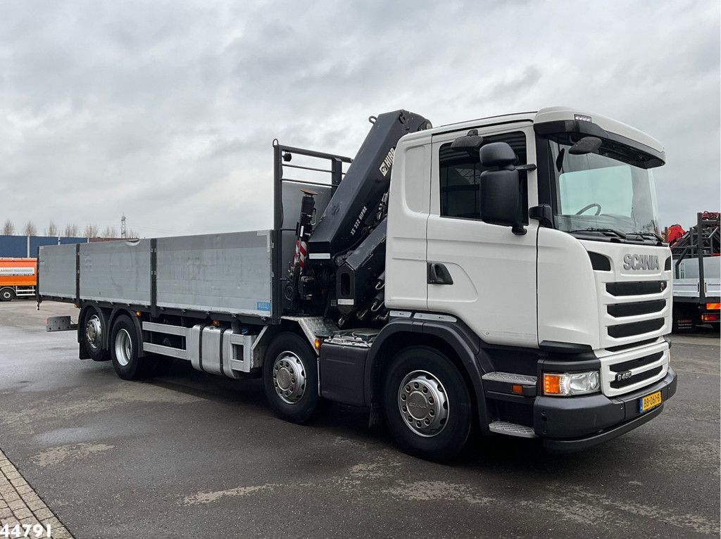 Scania G 450 8x2 Euro 6 Hiab 32 Tonmeter laadkraan Just 114.221 km!