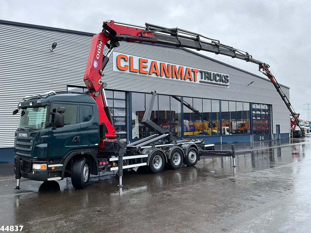 Scania G480 8x4 HMF 60 Tonmeter laadkraan + Fly-jib