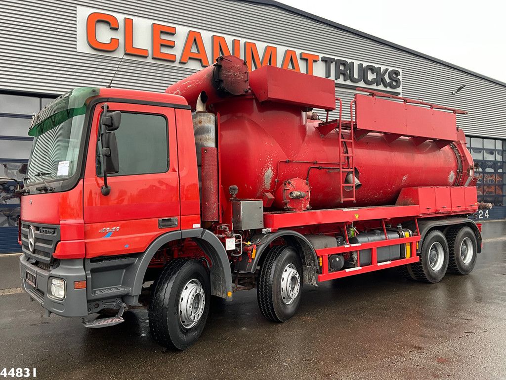 Mercedes-Benz Actros 4141 8x4 RVS Naaktgeboren drogestoffen Just 99.291 km!