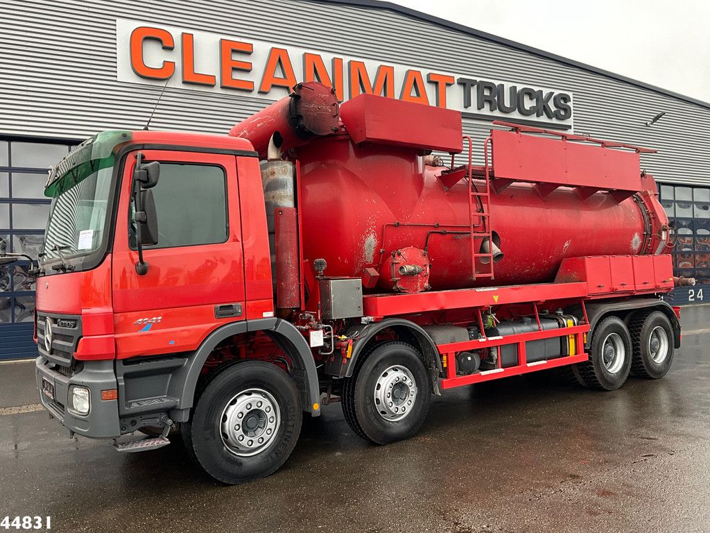 Mercedes-Benz Actros 4141 8x4 RVS Naaktgeboren drogestoffen Just 99.291 km!